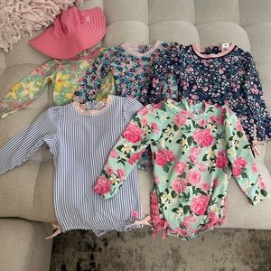 Ruffle Butts little girls Swimwear